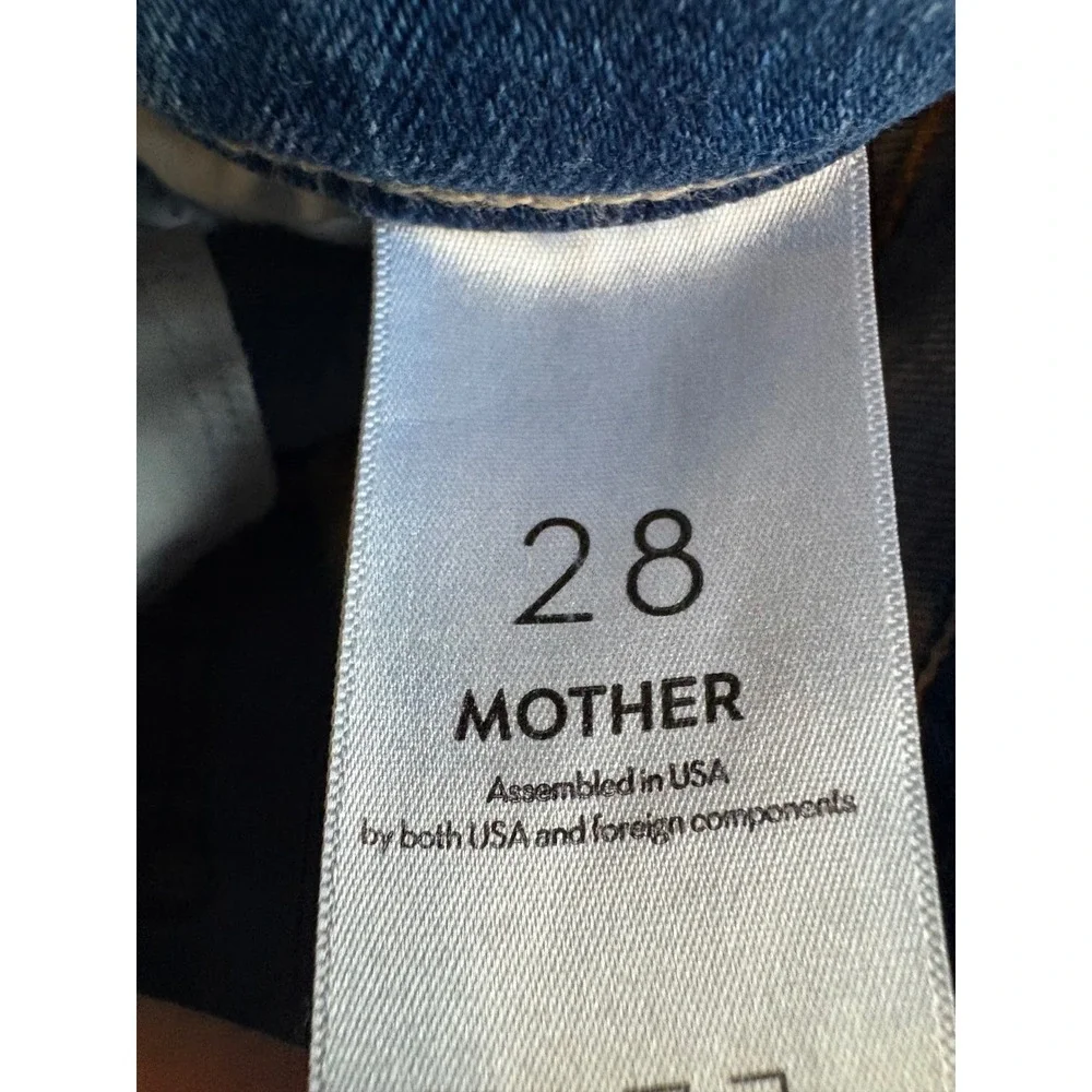 MOTHER High Waisted Rider Skimp Jeans Blue Size 26